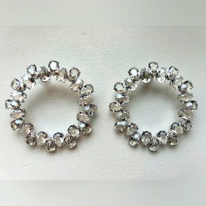 BN with box Swarovski Millenia earrings